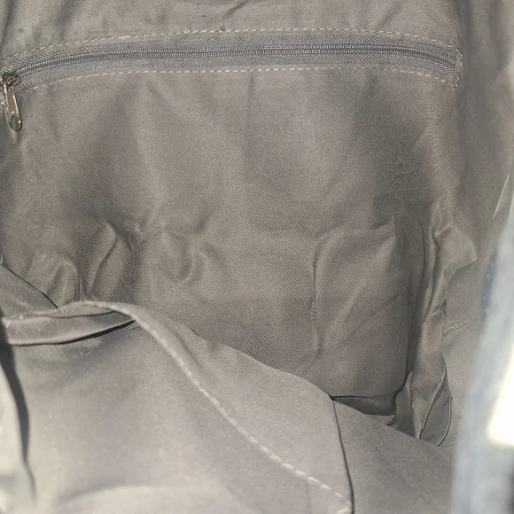 A Woman's Black Corduory Tote Bag By Prite** - Picture 6 of 7